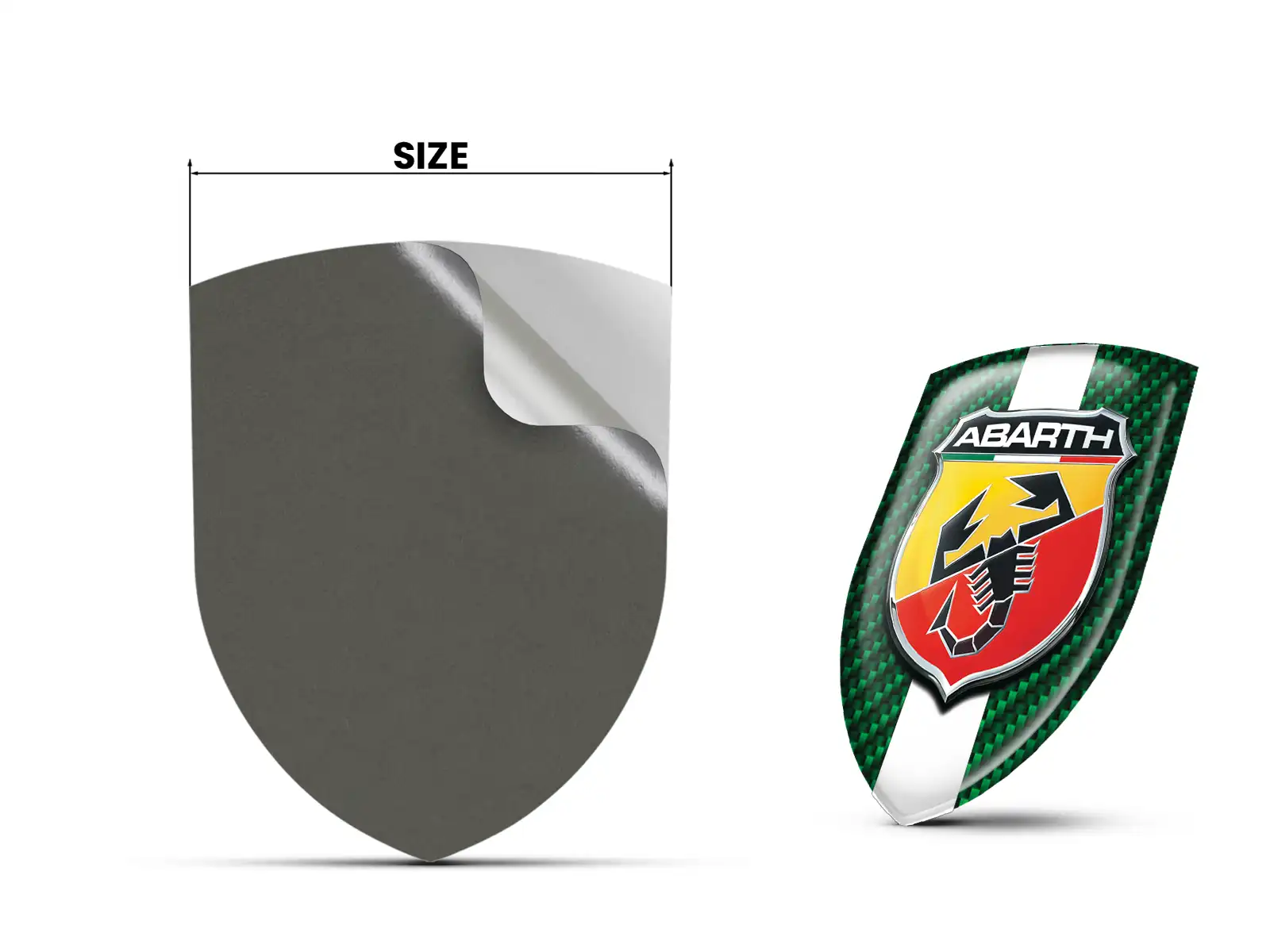 Fiat Abarth Vinylsticker Auto Stilvoll Hochwertig Professionell